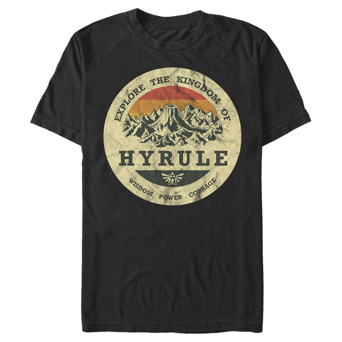 Fifth Sun Men's Nintendo Legend Of Zelda Explore Hyrule T-Shirt