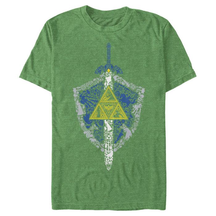 Fifth Sun Men's Nintendo Legend Of Zelda Hidden Pattern T-Shirt