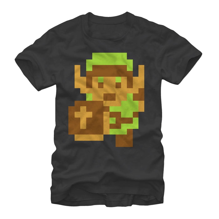 fifth sun Men's Nintendo Legend of Zelda Pixel Link T-Shirt