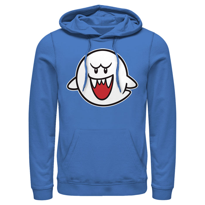 Fifth Sun Men's Nintendo Mario Boo Ghost Pull Over Hoodie