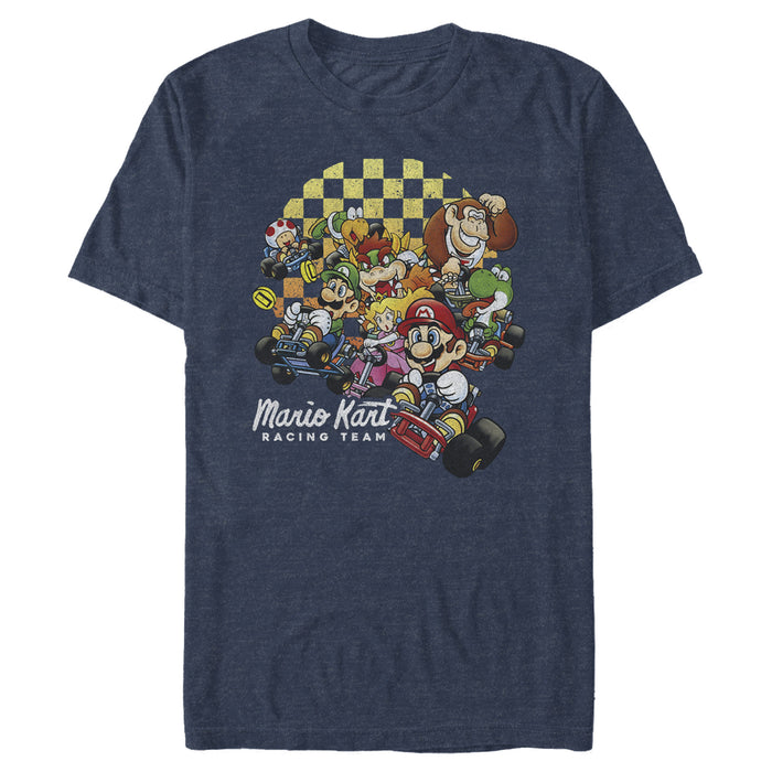 Fifth Sun Men's Nintendo Mario Kart Cast Collage T-Shirt