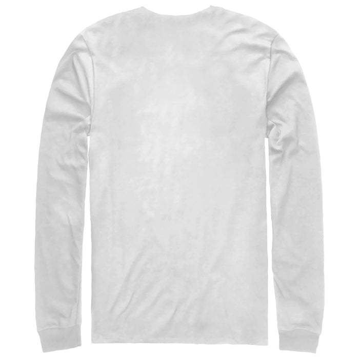 Fifth Sun Men's Nintendo Mario Kart Silhouette Grid Long Sleeve Shirt