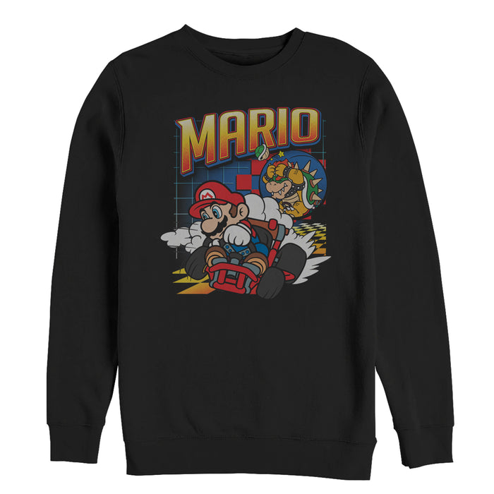 fifth sun Men's Nintendo Mario Kart Winner Sweatshirt