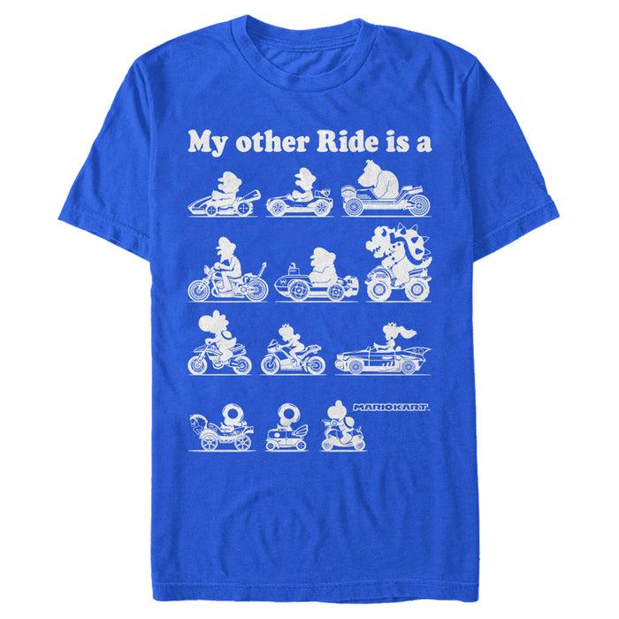 fifth sun Men's Nintendo My Other Ride is Mario Kart T-Shirt