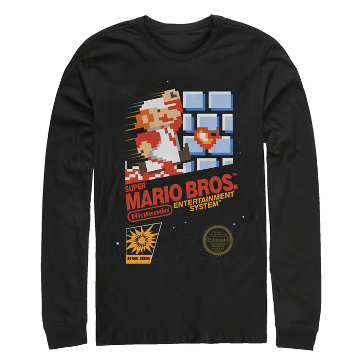 fifth sun Men's Nintendo NES Super Mario Bros Long Sleeve Shirt fifth sun Men's Nintendo NES Super Mario Bros Long Sleeve Shirt