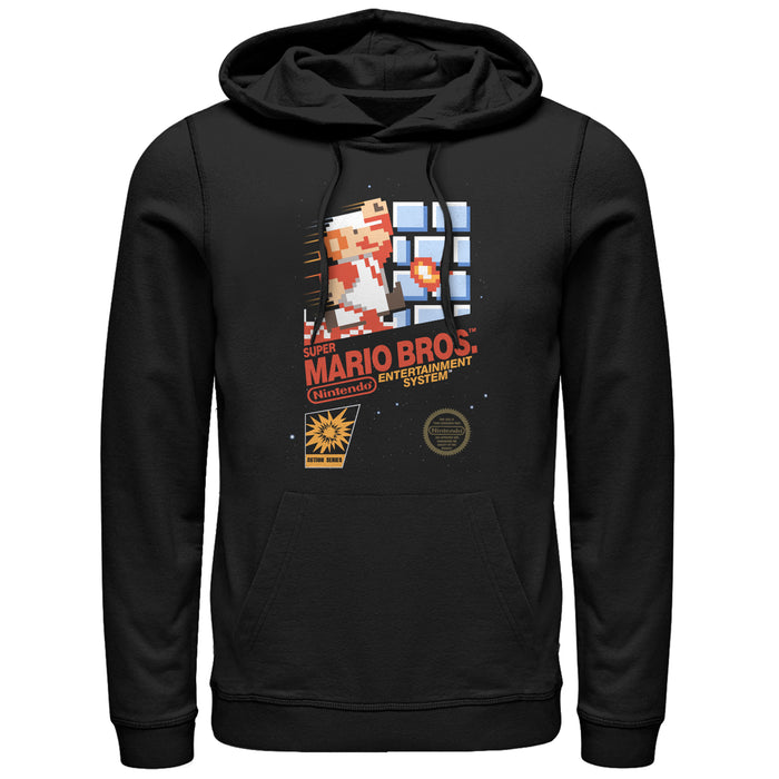 fifth sun Men's Nintendo NES Super Mario Bros Pull Over Hoodie