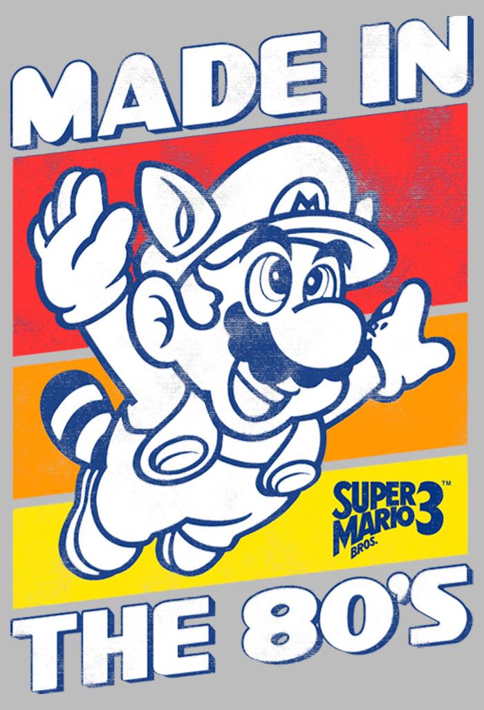 Fifth Sun Men's Nintendo Raccoon Mario Made In The 80's T-Shirt