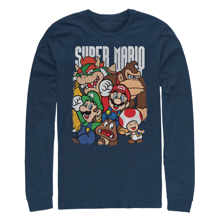 fifth sun Men's Nintendo Super Mario Party Long Sleeve Shirt fifth sun Men's Nintendo Super Mario Party Long Sleeve Shirt