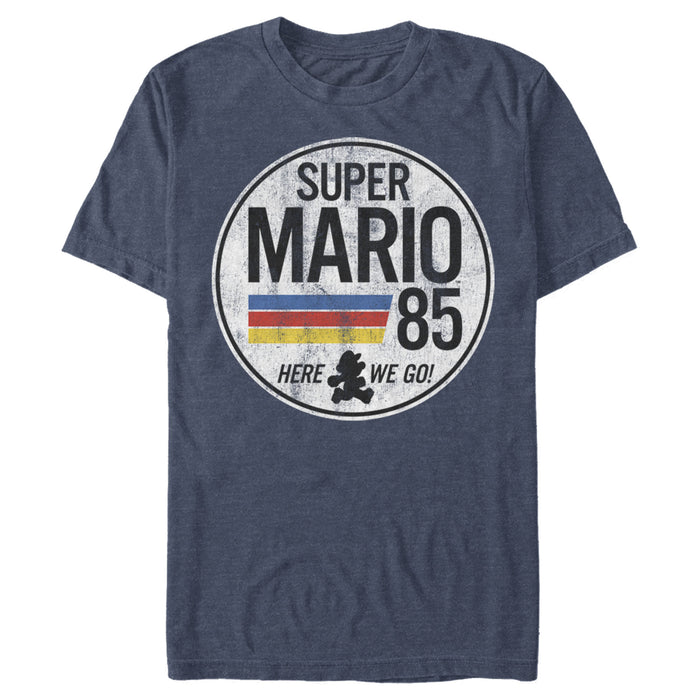 Fifth Sun Men's Nintendo Super Mario Retro Rainbow Ring T-Shirt