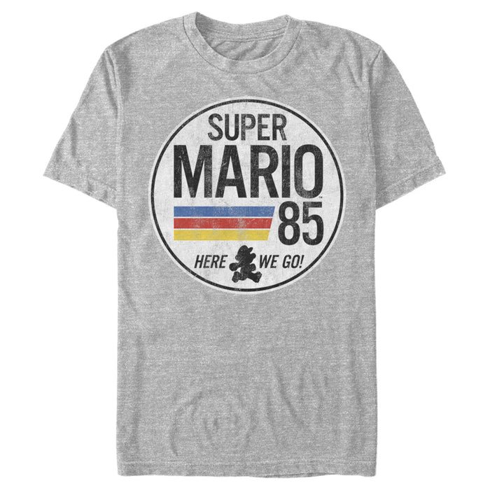 Fifth Sun Men's Nintendo Super Mario Retro Rainbow Ring T-Shirt
