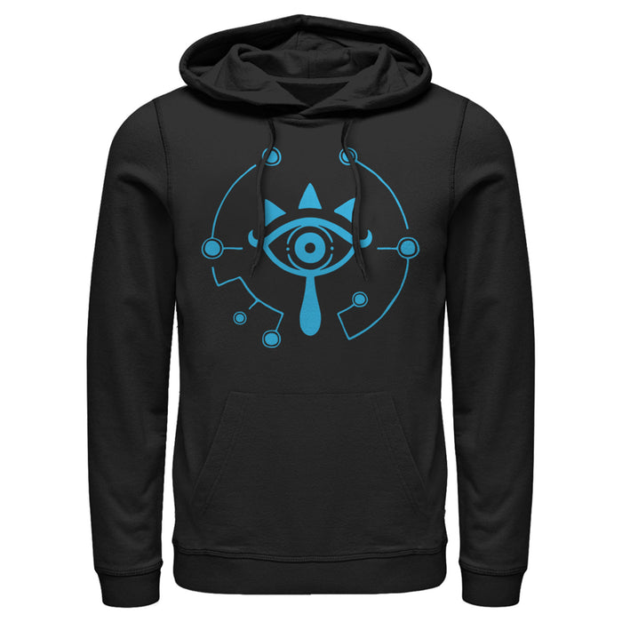 fifth sun Men's Nintendo Zelda Breath of the Wild Eye Pull Over Hoodie