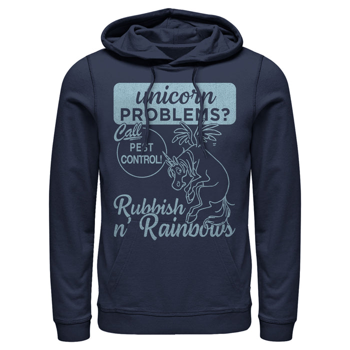 fifth sun Men's Onward Rubbish N' Rainbows Pest Control Pull Over Hoodie