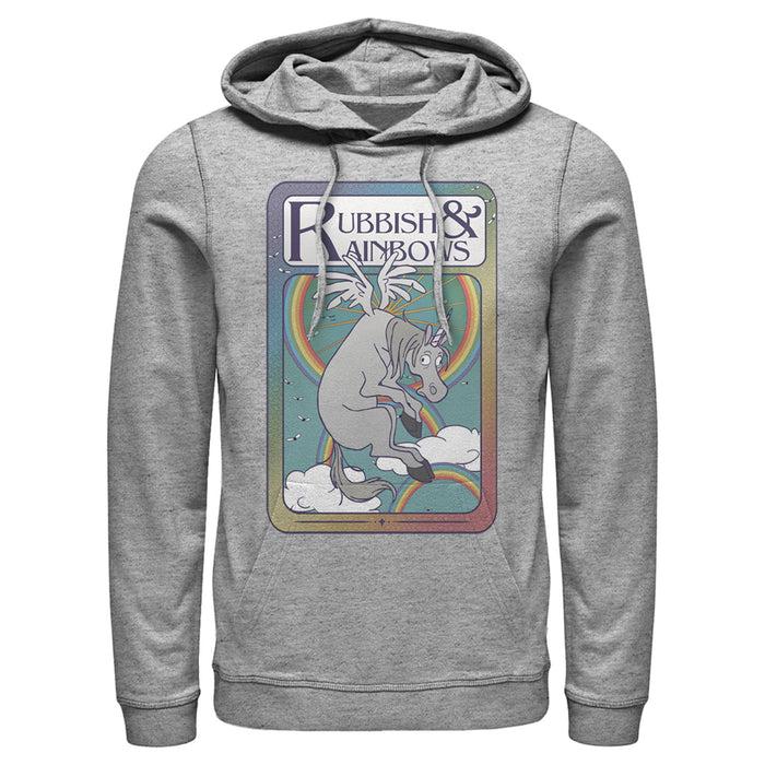 fifth sun Men's Onward Rubbish & Rainbows Playing Card Pull Over Hoodie