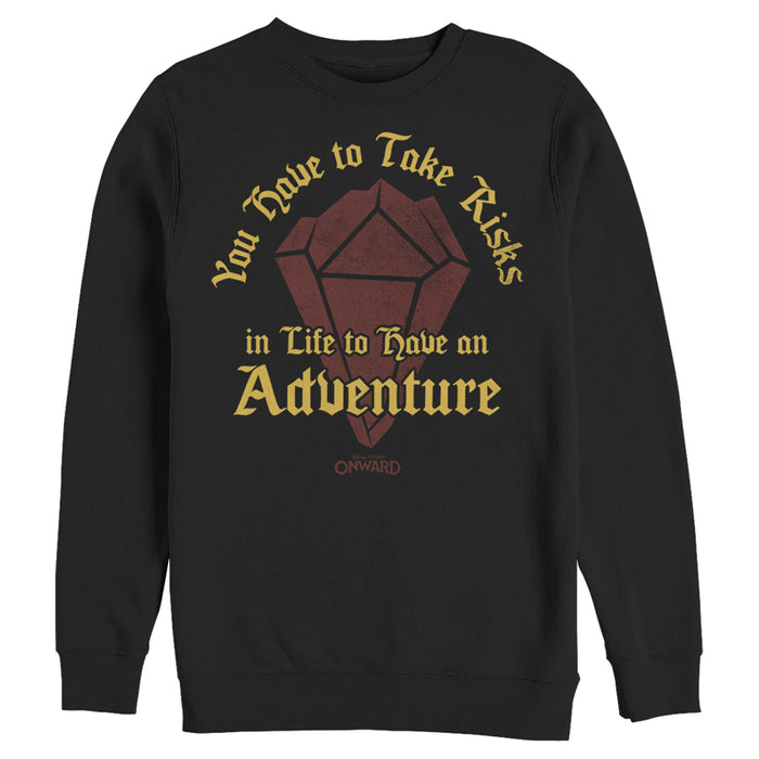 fifth sun Men's Onward Take Risks to Have Adventure Sweatshirt