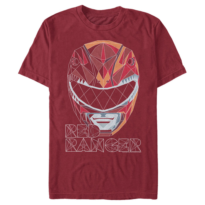 fifth sun Men's Power Rangers Geometric Ranger T-Shirt