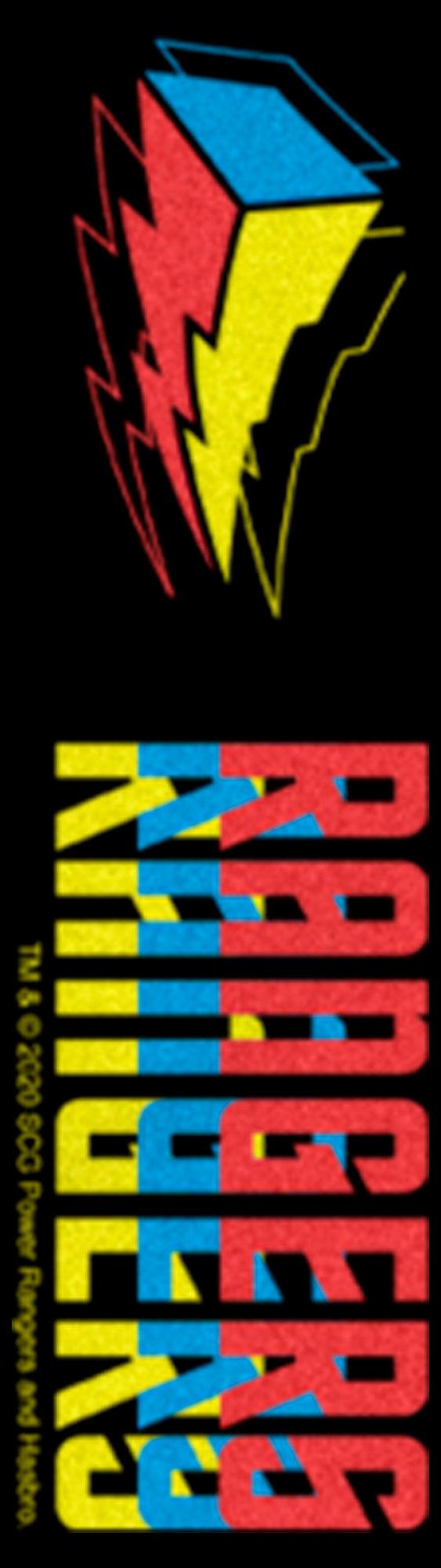 Fifth Sun Men's Power Rangers Retro Rangers Logo Jogger Pants