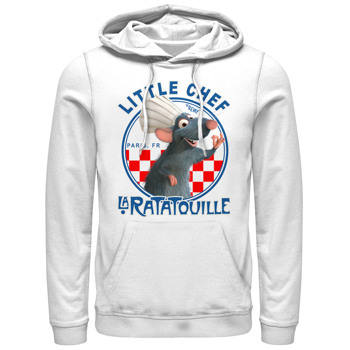 fifth sun Men's Ratatouille Little Chef Remy Circle Pull Over Hoodie