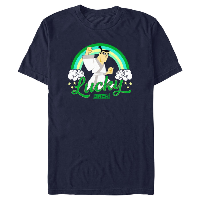 Fifth Sun Men's Samurai Jack Scaramouche Scene T-Shirt