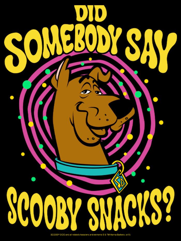 Fifth Sun Men's Scooby Doo Did Somebody Say Scooby Snacks? T-Shirt