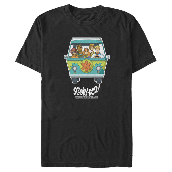 fifth sun Men's Scooby Doo Mystery Machine Front T-Shirt
