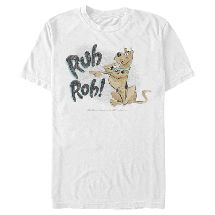 fifth sun Men's Scooby Doo Ruh Roh Pointing T-Shirt