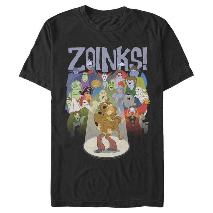 fifth sun Men's Scooby Doo Zoinks Monster Audience T-Shirt
