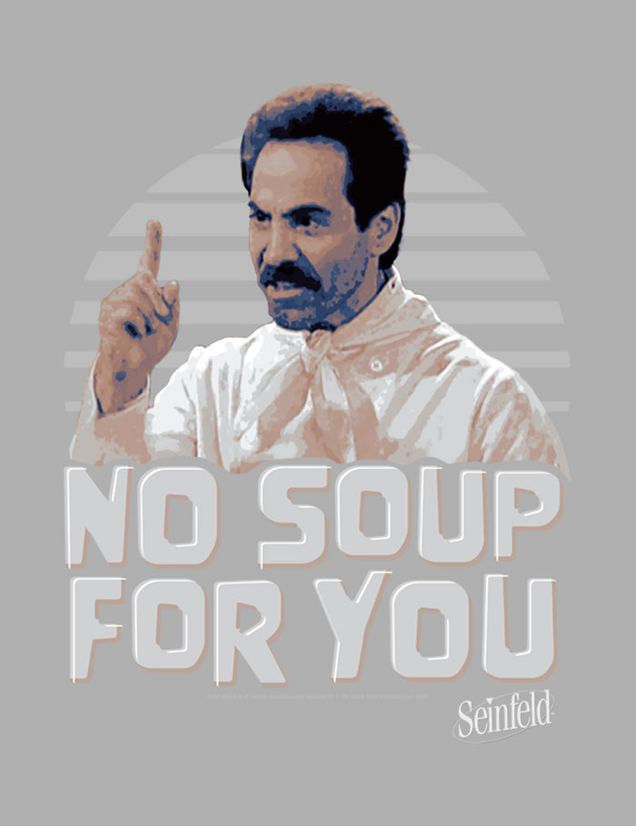 Fifth Sun Men's Seinfeld No Soup For You Photo T-Shirt