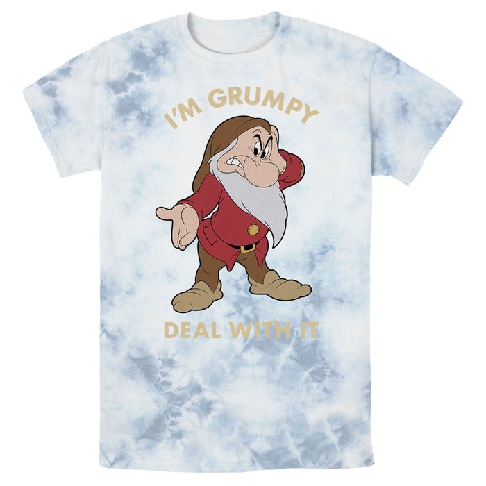 Fifth Sun Men's Snow White And The Seven Dwarfs Grumpy Deal With It T-Shirt