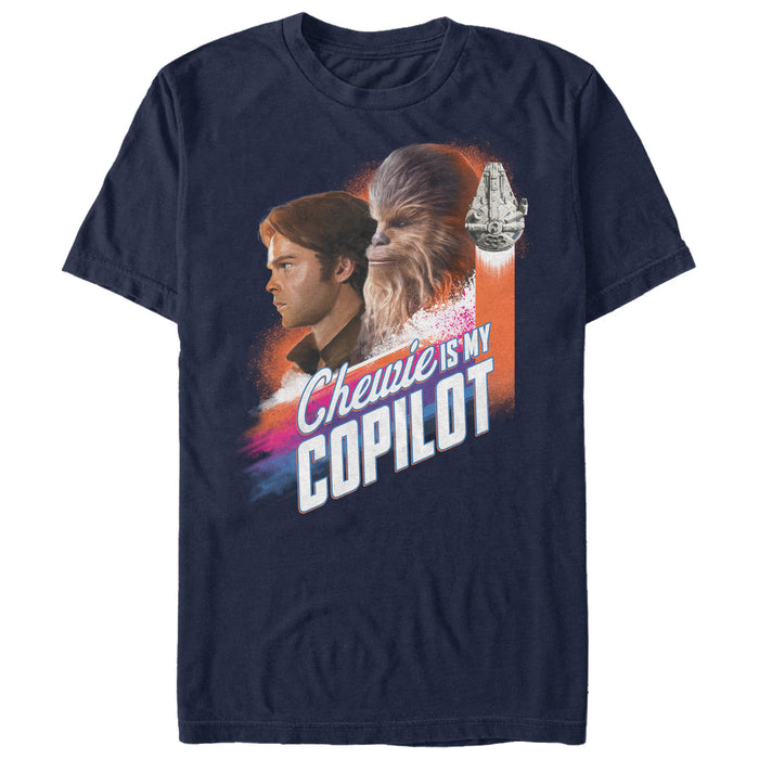 fifth sun Men's Solo: A Star Wars Story Chewie is My Copilot T-Shirt