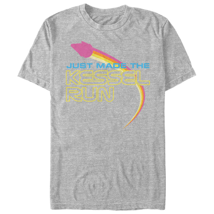 fifth sun Men's Solo: A Star Wars Story Made the Kessel Run Rainbow T-Shirt