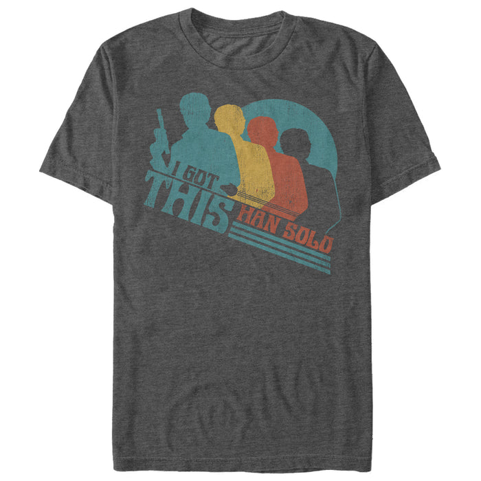fifth sun Men's Solo: A Star Wars Story Retro I Got This Rainbow T-Shirt