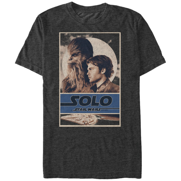fifth sun Men's Solo: A Star Wars Story Vintage Partner Frame T-Shirt