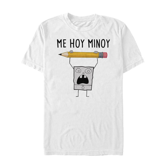 fifth sun Men's SpongeBob SquarePants DoodleBob Me Hoy Minoy T-Shirt