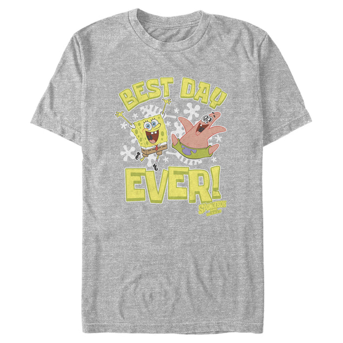 fifth sun Men's SpongeBob SquarePants Sponge on the Run Best Day Dance T-Shirt