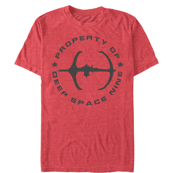 fifth sun Men's Star Trek: Deep Space Nine Property of DS9 Space Station T-Shirt