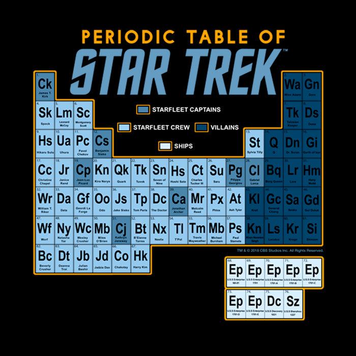 Fifth Sun Men's Star Trek Periodic Table Of Starfleet T-Shirt