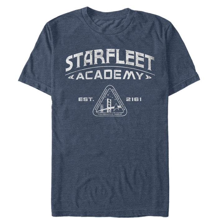fifth sun Men's Star Trek Starfleet Academy Emblem Est. 2161 T-Shirt