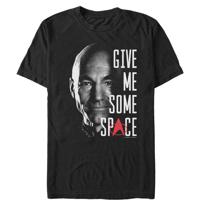 fifth sun Men's Star Trek: The Next Generation Picard Give Me Some Space T-Shirt