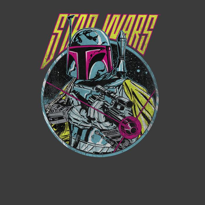 Fifth Sun Men's Star Wars Boba Fett Blaster Pull Over Hoodie