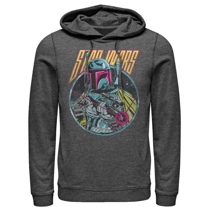 fifth sun Men's Star Wars Boba Fett Blaster Pull Over Hoodie