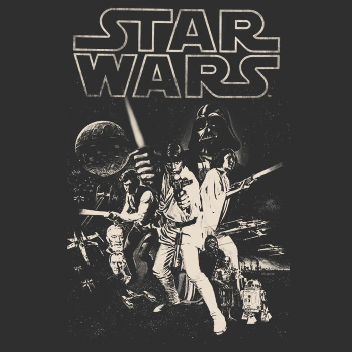 Fifth Sun Men's Star Wars Classic Poster Sweatshirt