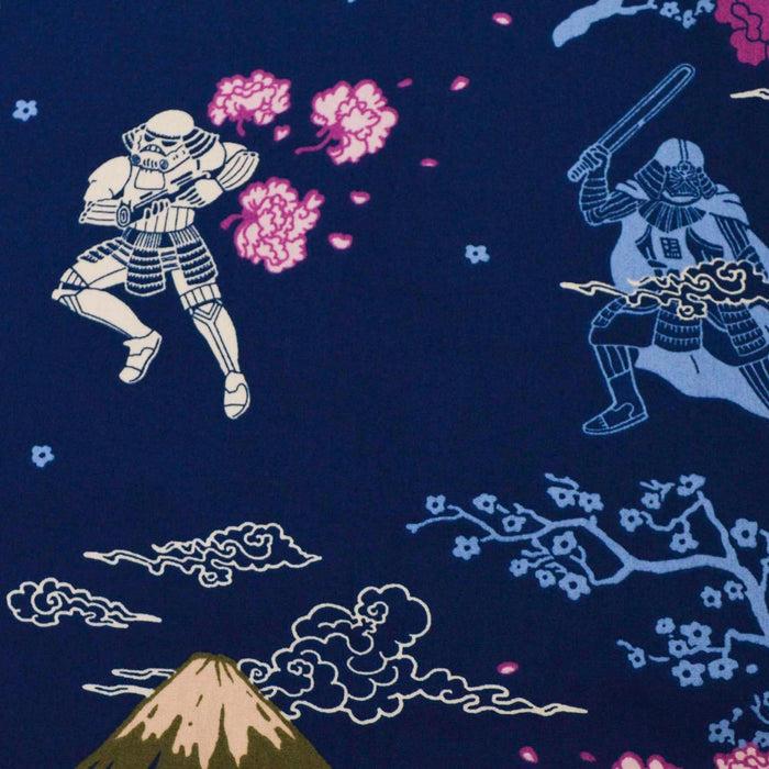 Fifth Sun Men's Star Wars Darth Vader And Stormtroopers Samurai Print Button Down Shirt