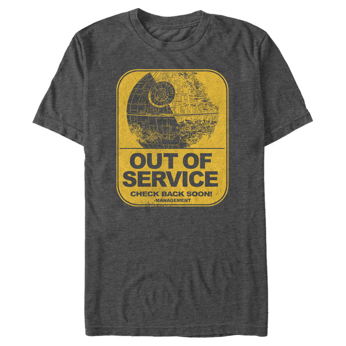 Fifth Sun Men's Star Wars Death Star Out Of Service T-Shirt