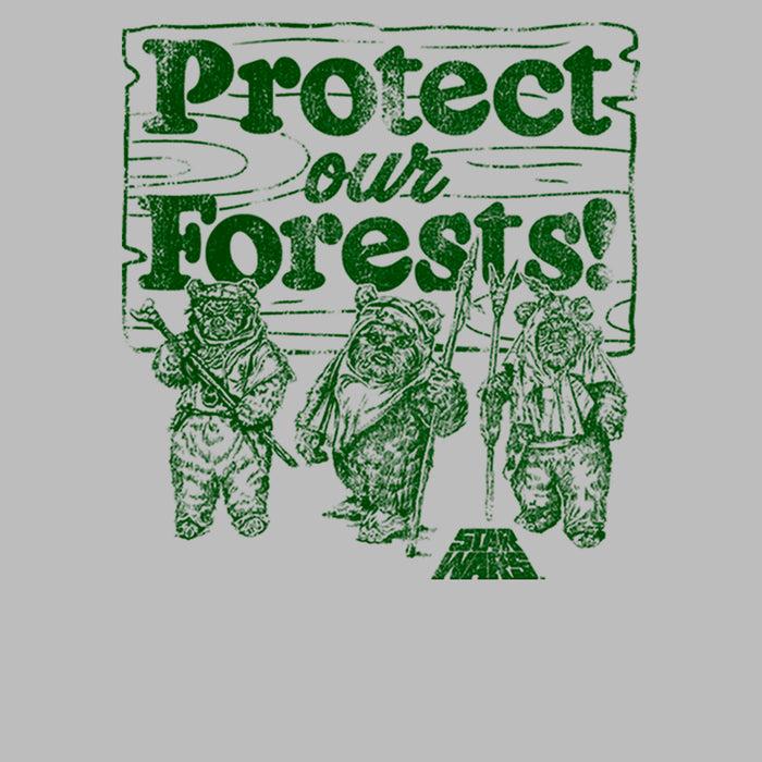Fifth Sun Men's Star Wars Ewok Protect Our Forests T-Shirt