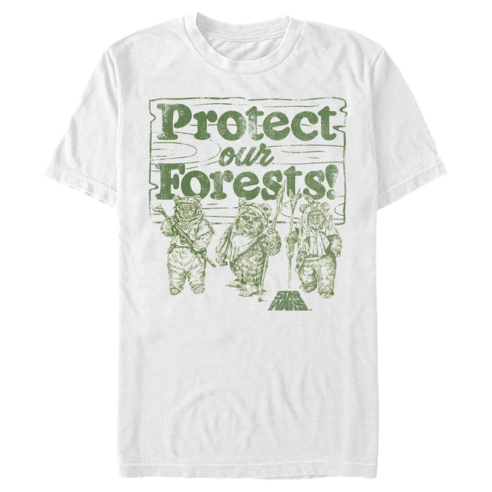 Fifth Sun Men's Star Wars Ewok Protect Our Forests T-Shirt