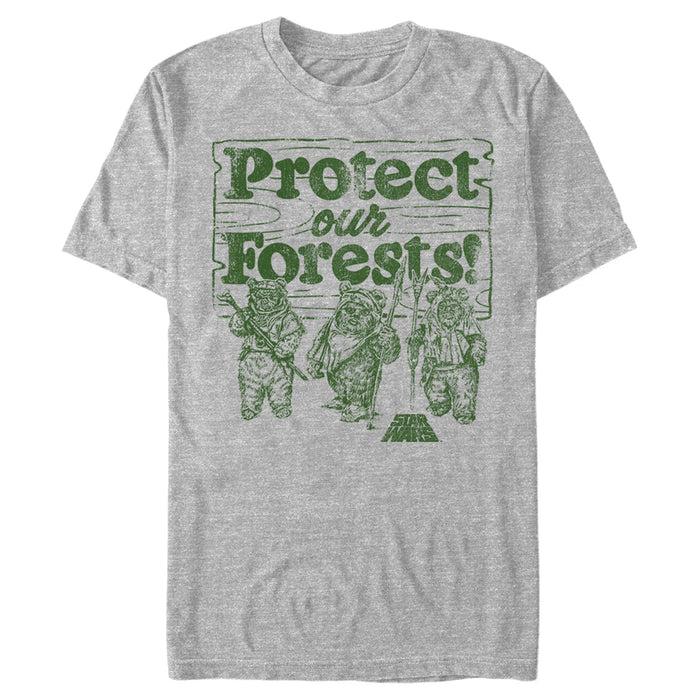 Fifth Sun Men's Star Wars Ewok Protect Our Forests T-Shirt