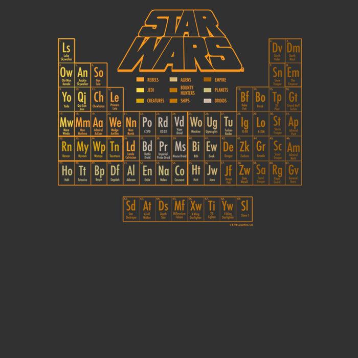 Fifth Sun Men's Star Wars Fade Periodic Table Of Elements T-Shirt