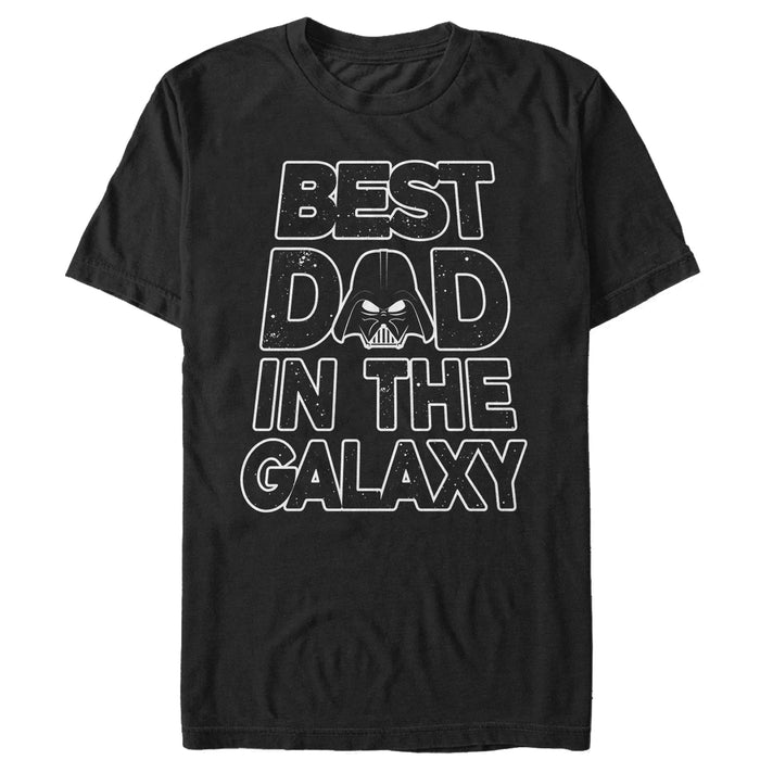fifth sun Men's Star Wars Father's Day Best Dad Darth Vader Helmet T-Shirt