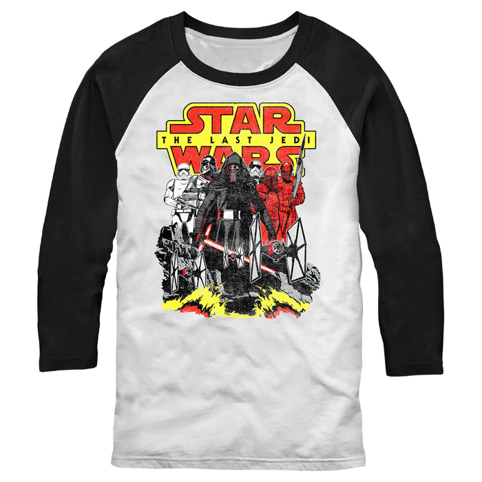 fifth sun Men's Star Wars Kylo and the First Order Baseball Tee fifth sun Men's Star Wars Kylo and the First Order Baseball Tee
