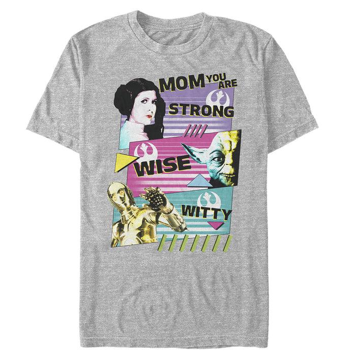 fifth sun Men's Star Wars Mother's Day Mom Galactic Traits T-Shirt